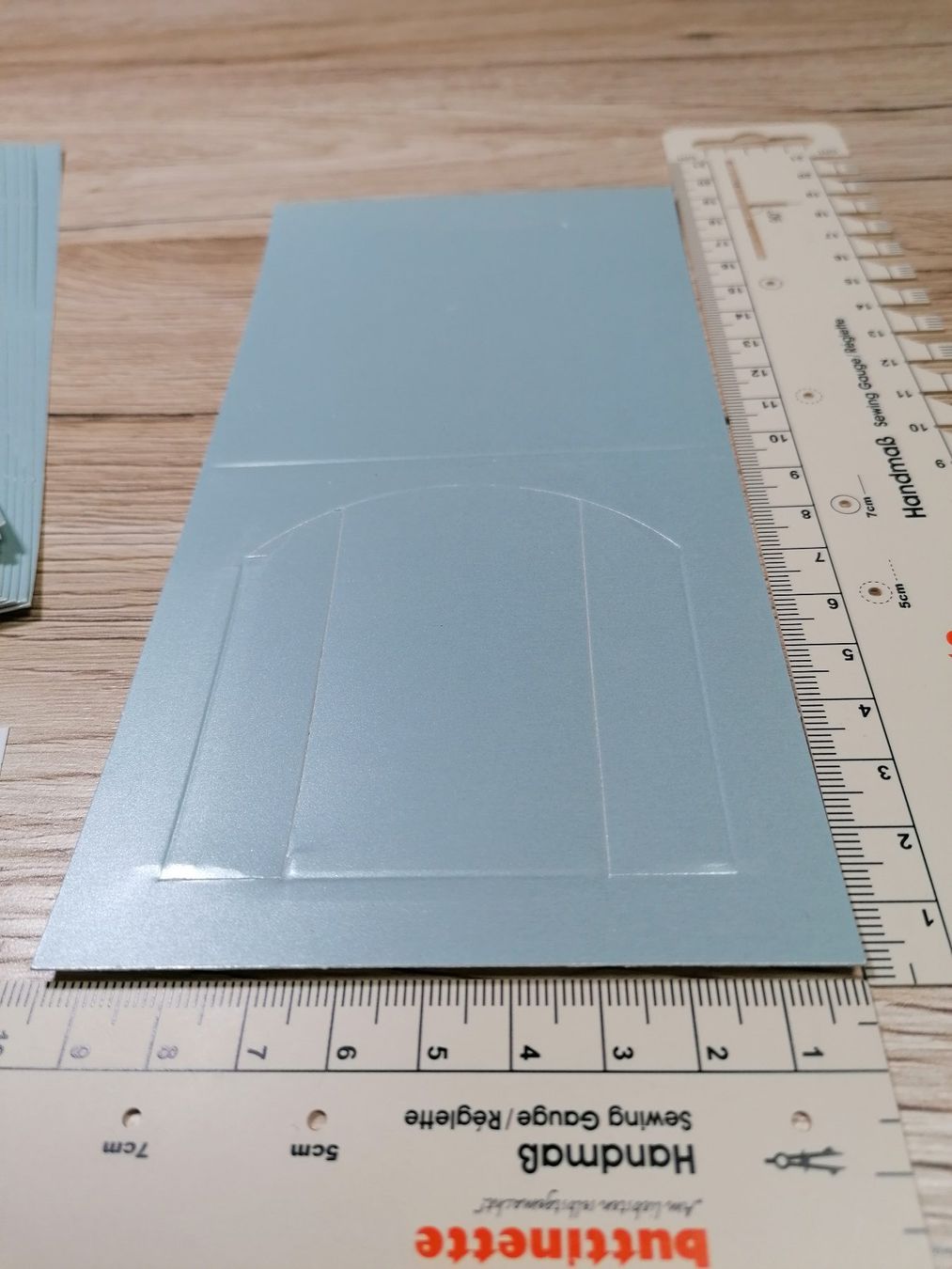 Bastelsets: 16x mini hellblaue Tischkarten mit Bogen – Neu (gemäss Beschreibung) aus Zollikofen von Blackie 3