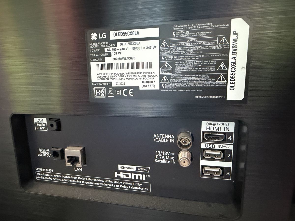 LG Televisori: LG OLED55CX6LA 55” – Usato da Unterseen venduto da pinandgreen 3