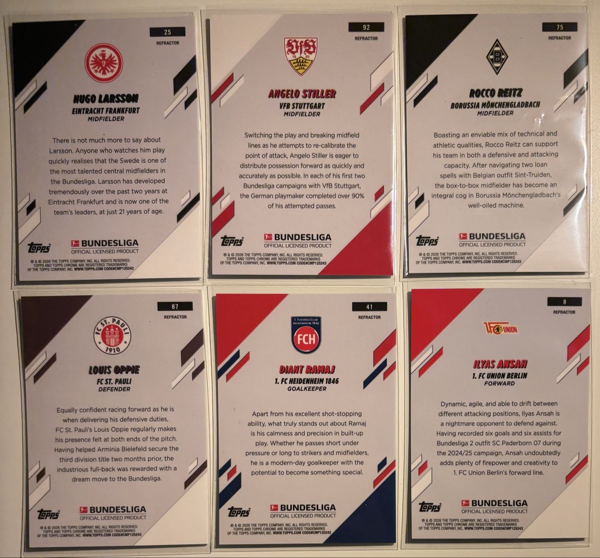 Topps Carte collezionabili: Topps Chrome Bundesliga Refractor Sammlung – Nuovo (secondo la descrizione) da Meilen venduto da rr0 1