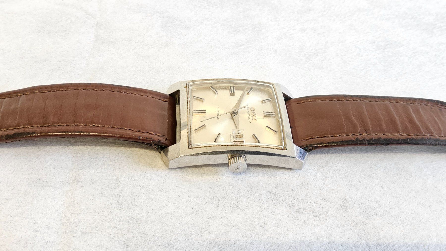 Orologi: Montre automatic vintage Camy Superautomatic avec dâte – Usato da Malleray venduto da Frederic24 4