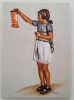Bundesfeierpostkarte Nr.73 - 1942 - Tessinermädchen, ungl.