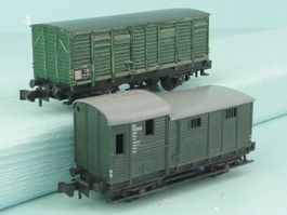 Trix Spur N 2 X Güterwagen