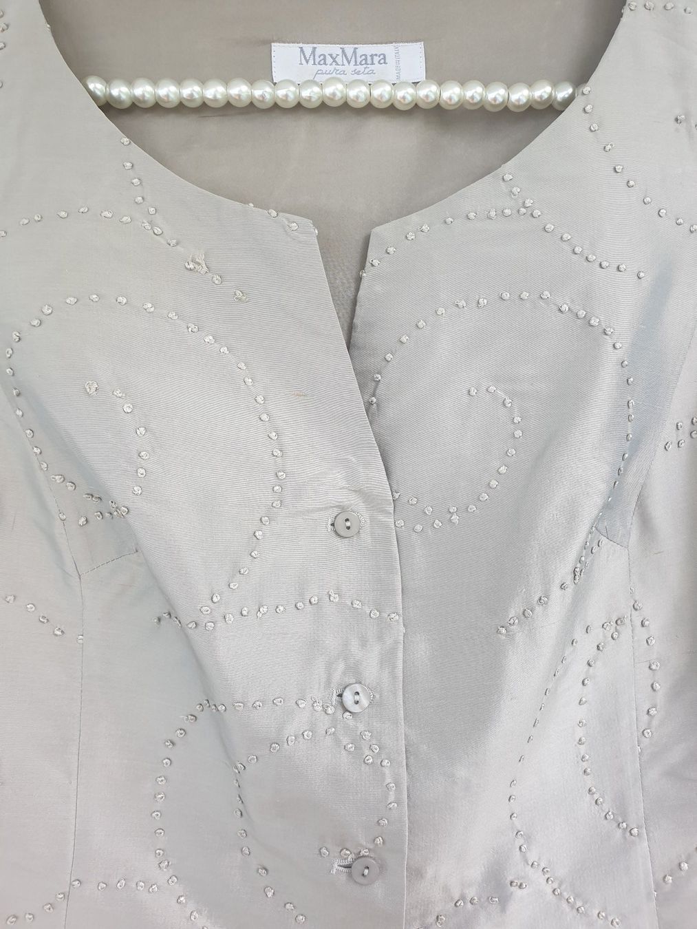 Max Mara Camicette: Seidenbluse MAX MARA, CH-Gr.36, 90 Fr.,NP 680 Fr. – Nuovo (secondo la descrizione) da Bülach venduto da reguskon 1