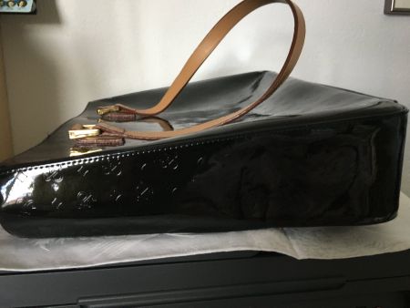 Moderne elegante Tasche Kunst Leder- Lack 36.5x30x8.3cm, NEU