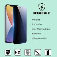 Panzerfolie Blickschutz Displayschutz iPhone 15