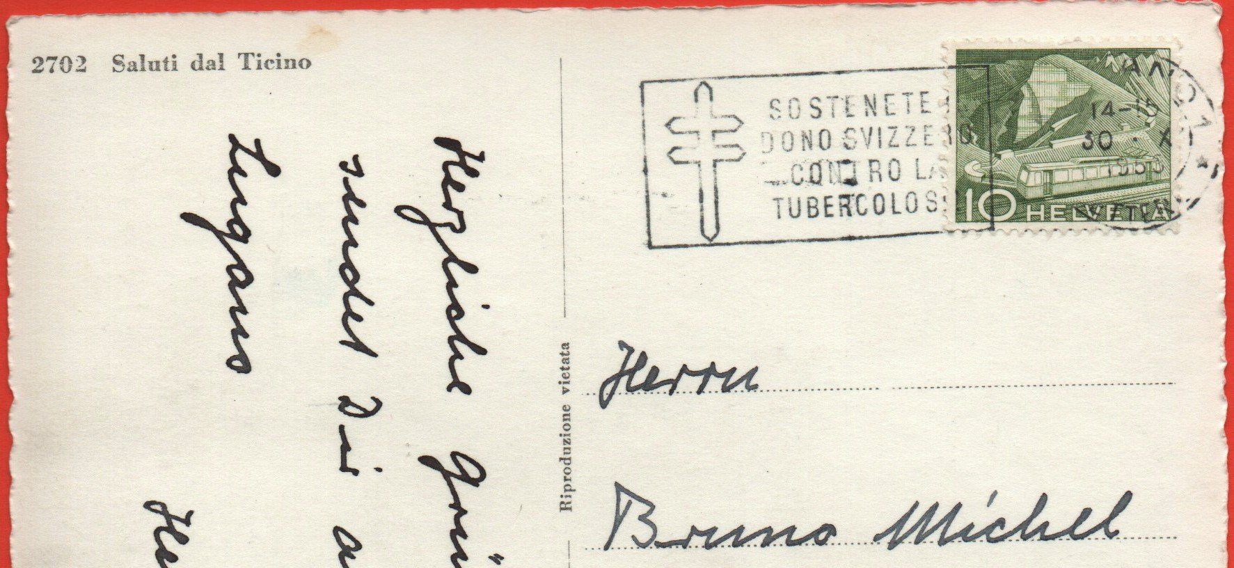 Cartoline postali: Saluti dal TICINO Kinder – Usato da Jona venduto da philajona 1