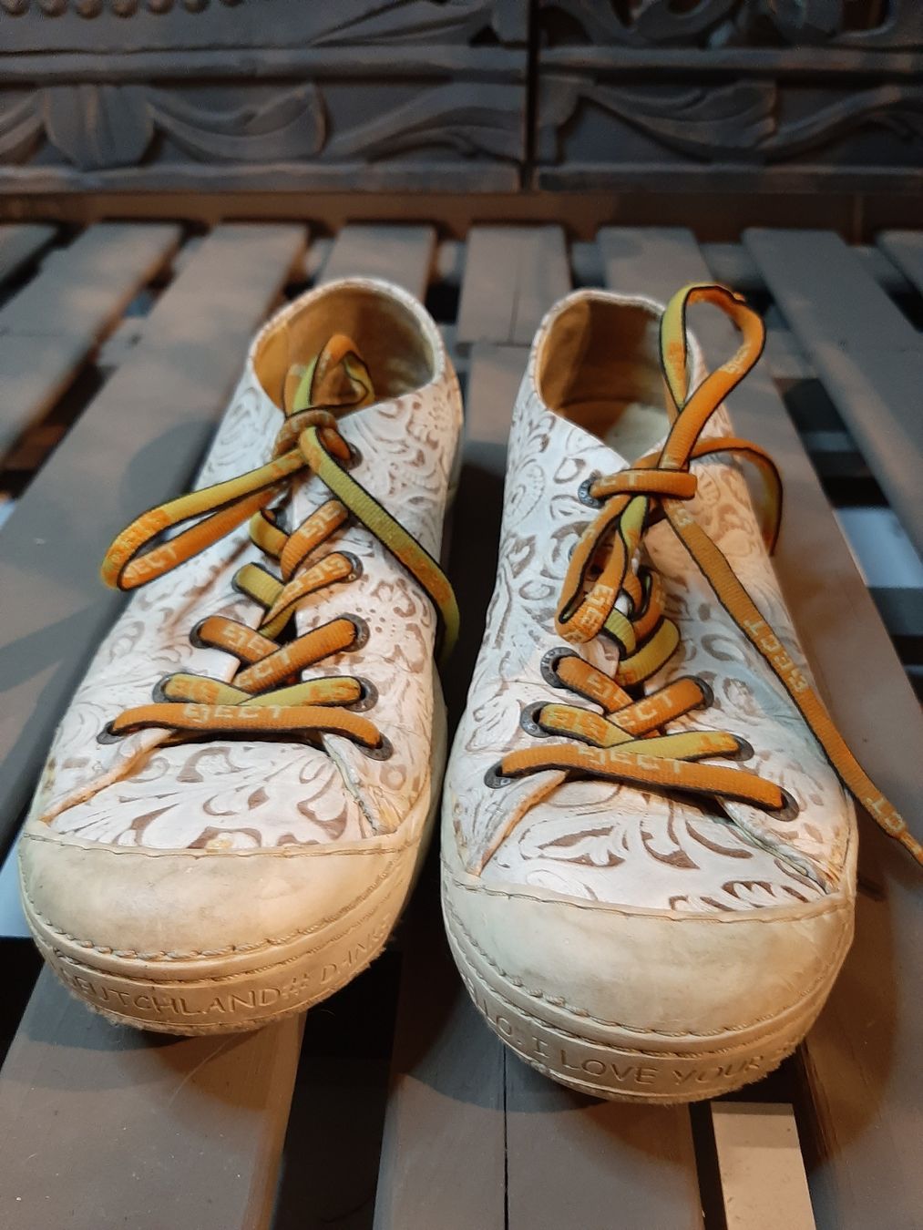 Scarpe da donna: Super schöne Schuhe EJECT 38 aus geprägtem Leder – Usato da Bern venduto da Preloved.Nile.4.Sale 2
