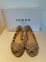 Jonak Peeptoe Ballerina, Platine, Gr. 36