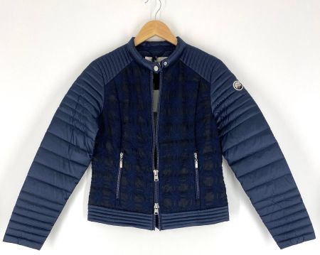 Edle Beaumont kurze Steppjacke, dunkelblau, Grösse 36 *Neu*