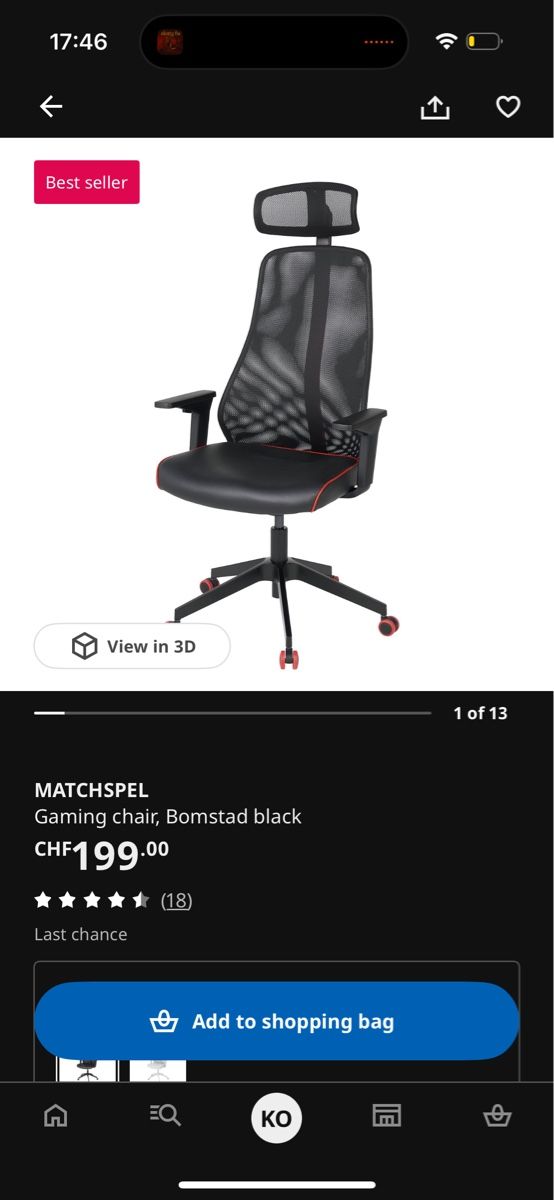 Scrivanie: Ikea Gaming Desk & Chair Combo  – Usato da Kloten venduto da kei_xcp5 3