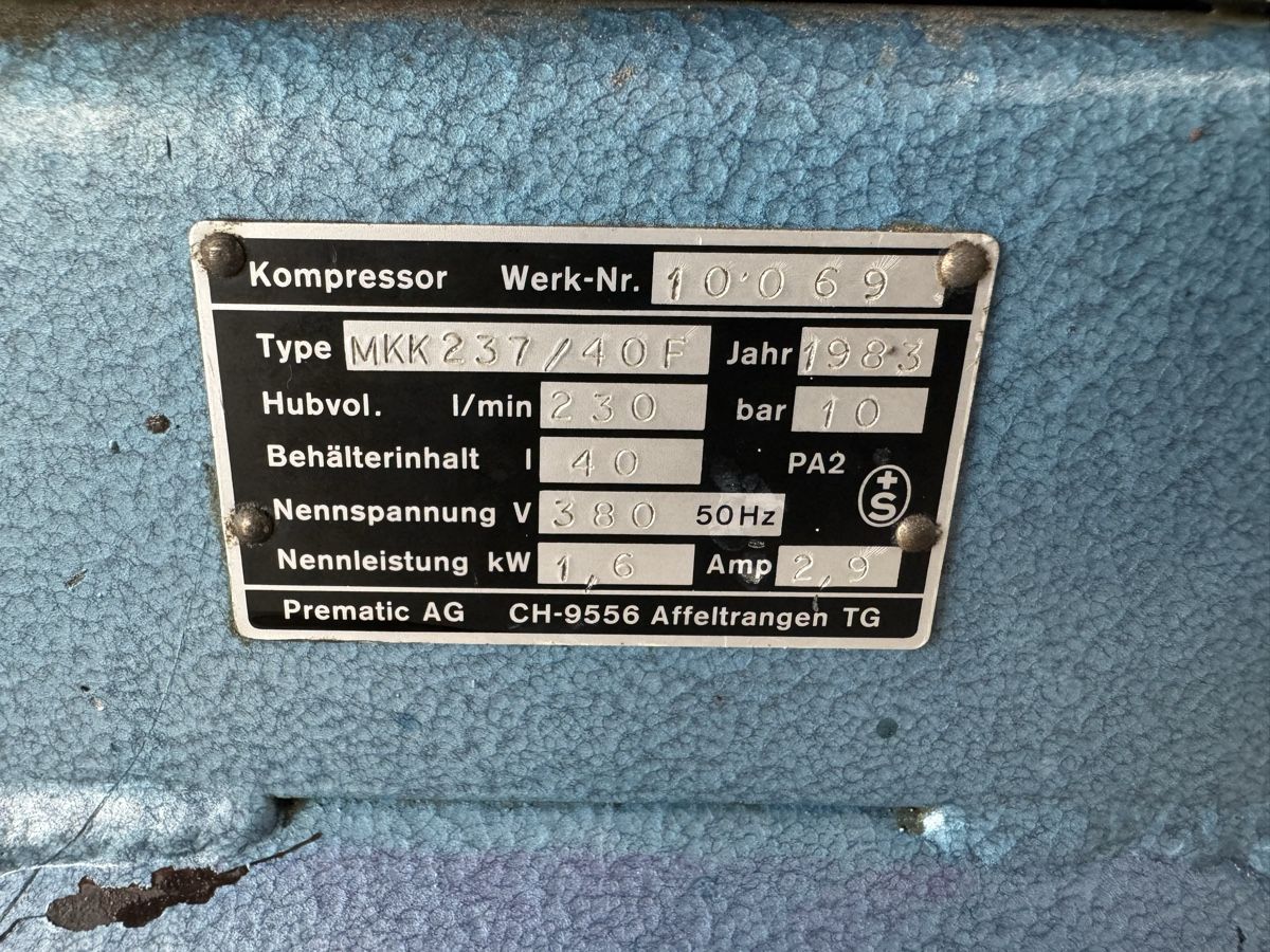 Compressori: Prematic Luftkompressor 40 L Tank – Usato da Mirchel venduto da Hilal1994 5