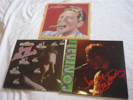 3x Vinyl - Jerry Lee Lewis - portrait - attention - when tw