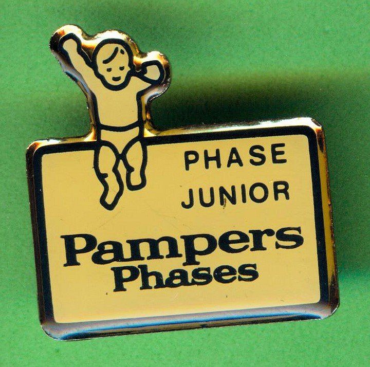 Placchette & Badge: Pampers  Windeln – Usato da Winterthur venduto da Sammleroase