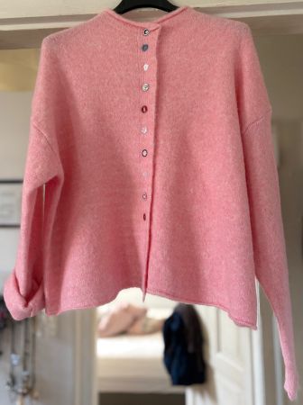 CARDIGAN MIXT LAINE! M