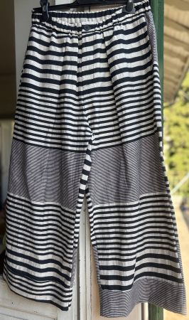 Pantaloni misto cotone e lino! M