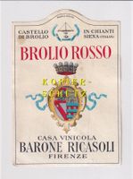 Etikette - Brolio Rosso /bd
