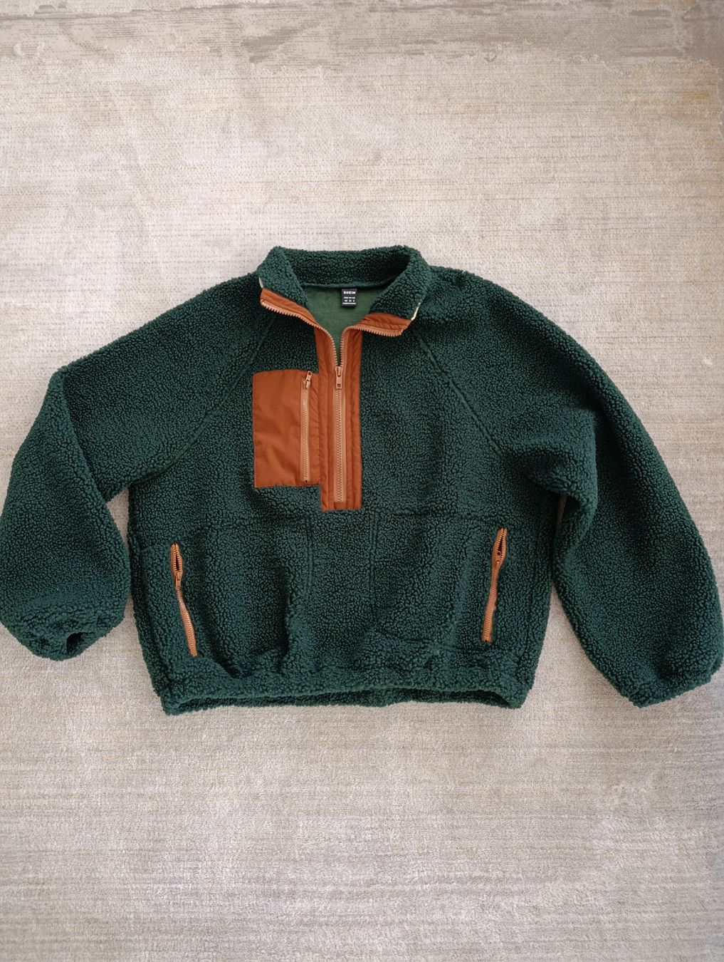 Shein Pullover & Sweatshirts: PULL TEDDY VERT BOUTEILLE XS – Neu (gemäss Beschreibung) aus Sierre von shirley04 2