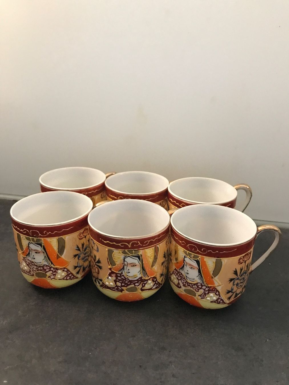 Tassen: Vintage 6 Mocca Kaffee Tasse China – Gebraucht aus Baden von swiss-alps 1