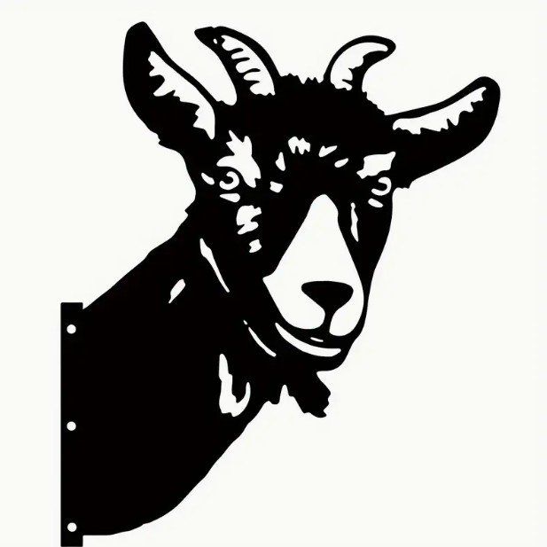 Insegne: Blechschild Geiss - Ziege – Usato da Gerlafingen venduto da Tsuru 1