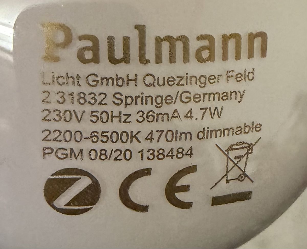 Paulmann Lampade: Paulmann LED Leuchten Zigbee dimmbar, neuwertig – Nuovo (secondo la descrizione) da Wolfhausen venduto da HelloSun03 3