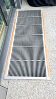 RiZZ Fussmatte Outdoor Silber Teak 175 x 70 cm Design