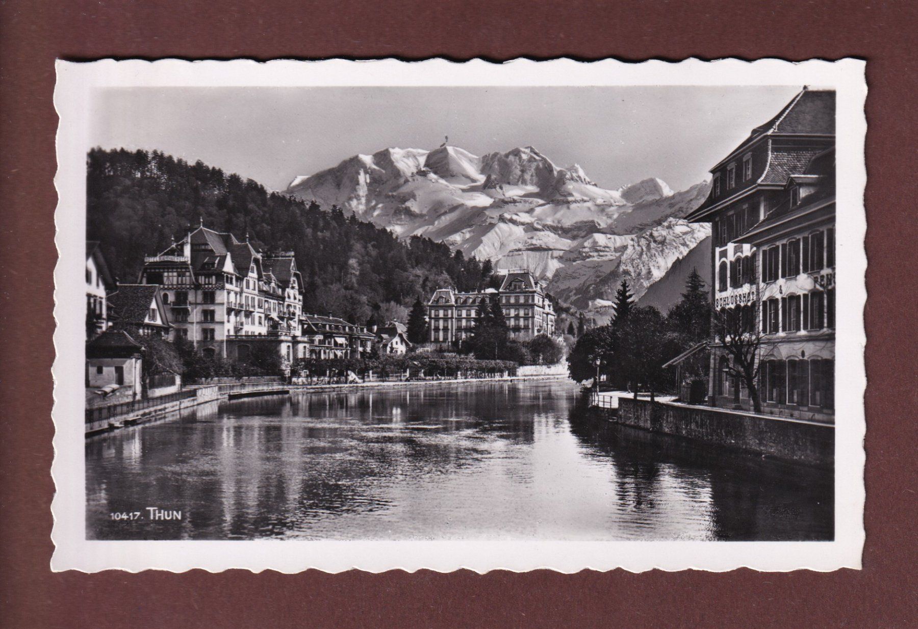 Cartes postales: THUN - Teilansicht - 1945 – D'occasion à Pully par nicecards-shop
