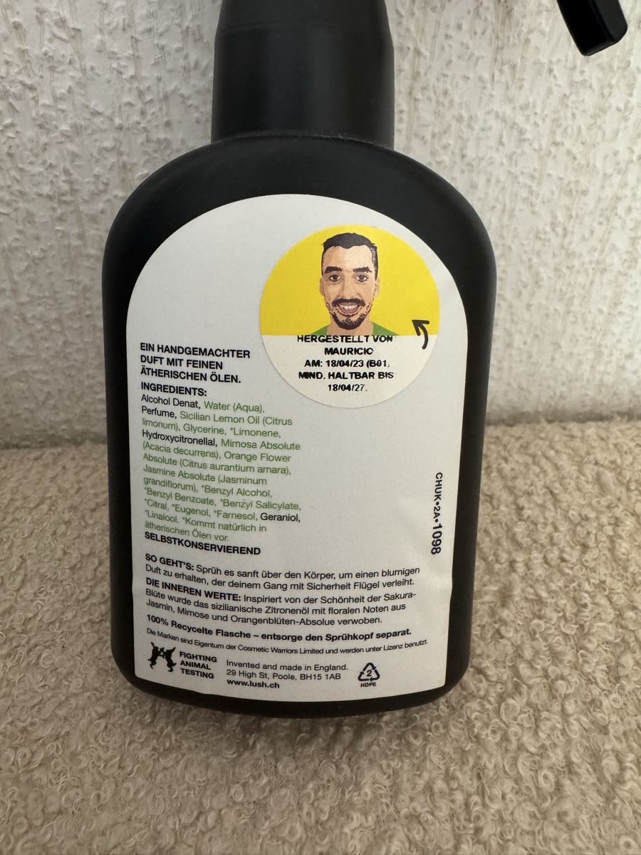 Lush Profumi & Eau de Toilette: Lush Body spray – Usato da zürich venduto da fufinini4 1
