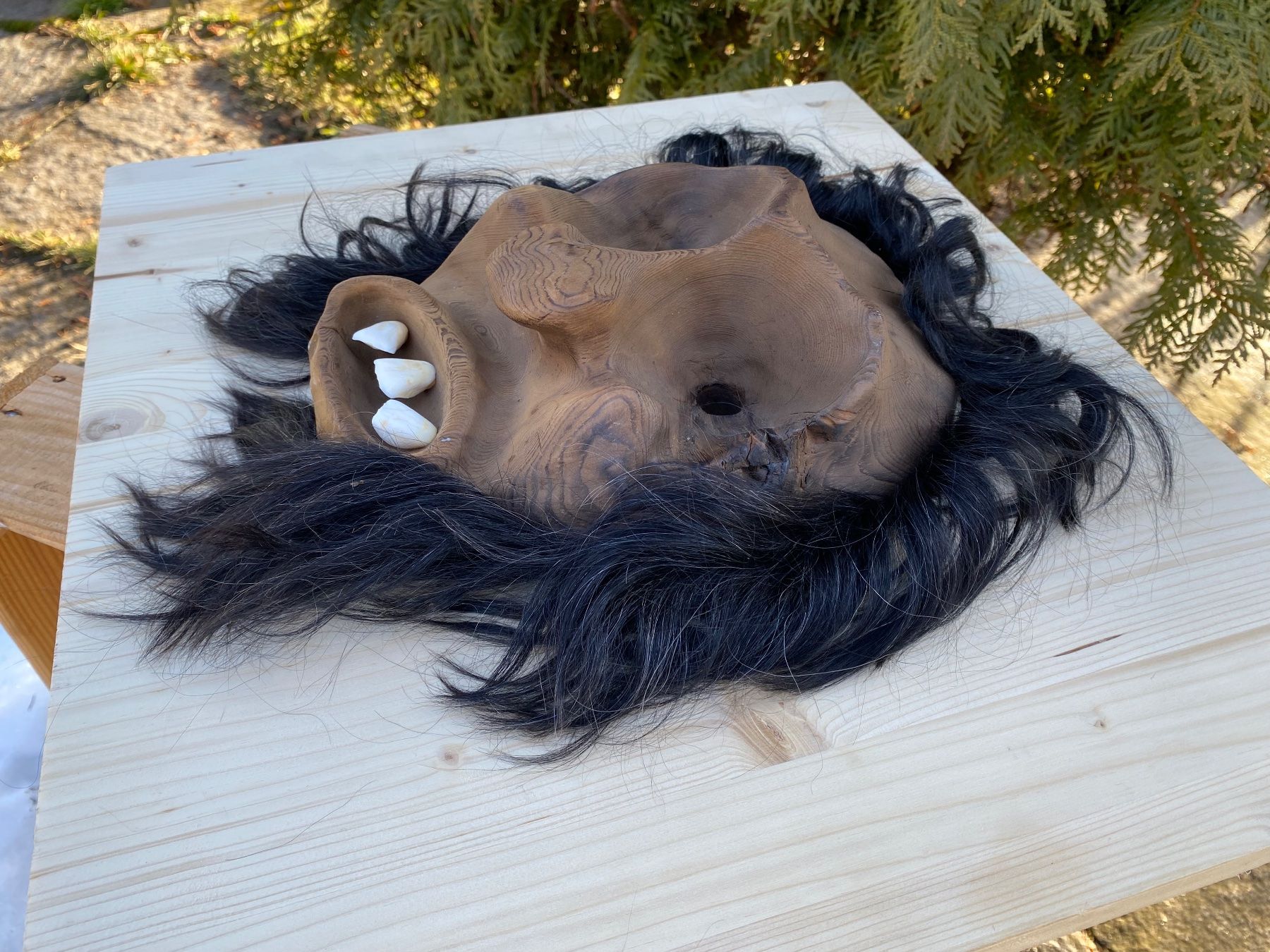 Altro in Antiquarato & Arte: sehr schöne alte Walliser Holzmaske – Usato da Feldbach venduto da Olive1 3