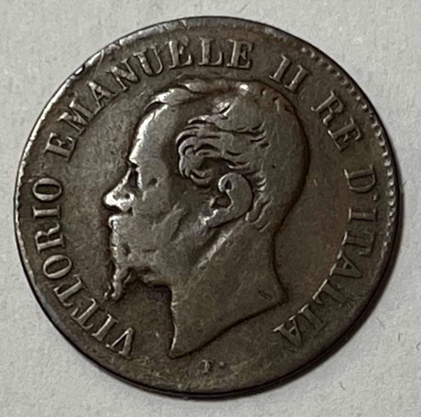Alle Münzen: 2 Centesimi - Victor Emmanuel II - Italien - 1867 – Gebraucht aus Dietikon von Numis8953