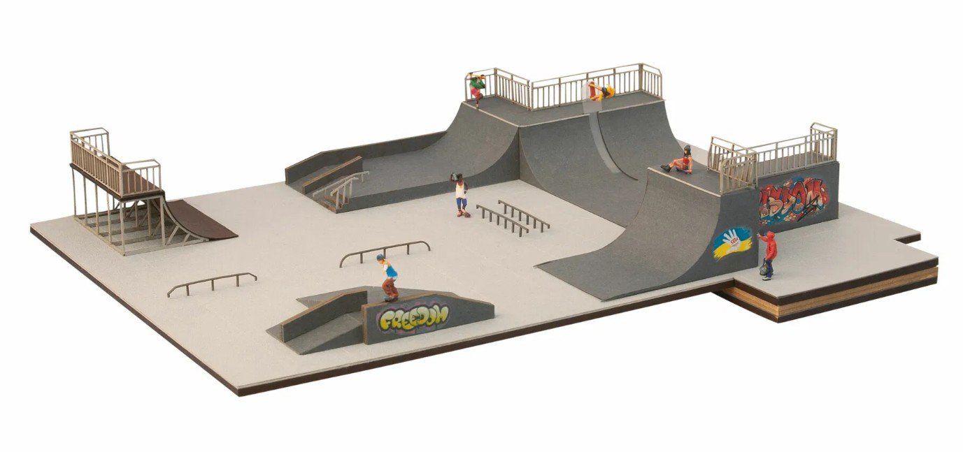 Noch Modelleisenbahnen: NOCH 66834 micro-motion Skatepark – Neu und originalverpackt aus Neukirch a.d. Thur von Modellbau-Artikel 1