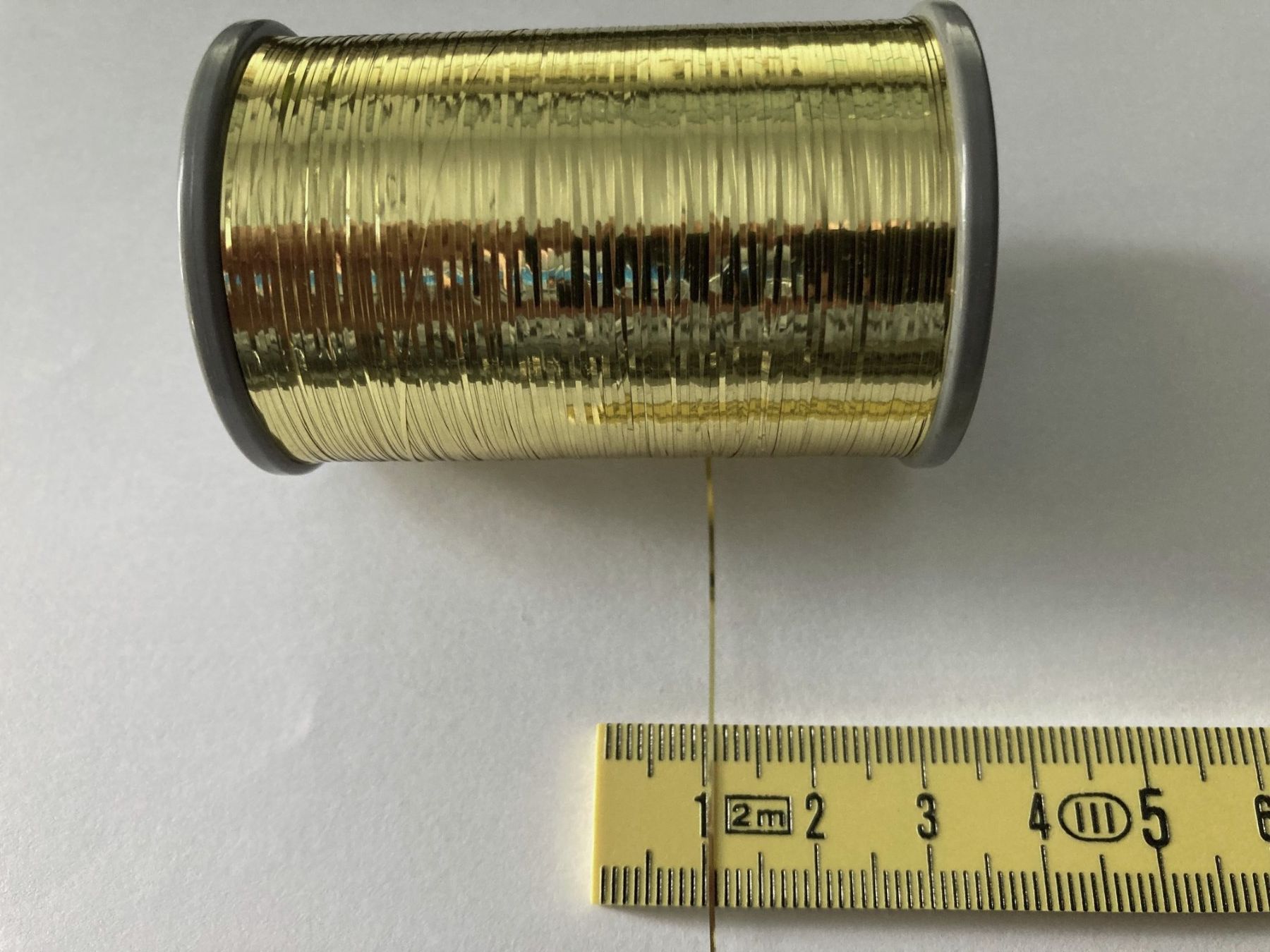 Cordicelle & Fili: Handarbeitsgarn Polyester Bändchen Gold – Nuovo (secondo la descrizione) da Rifferswil venduto da IMRUTSCH 2