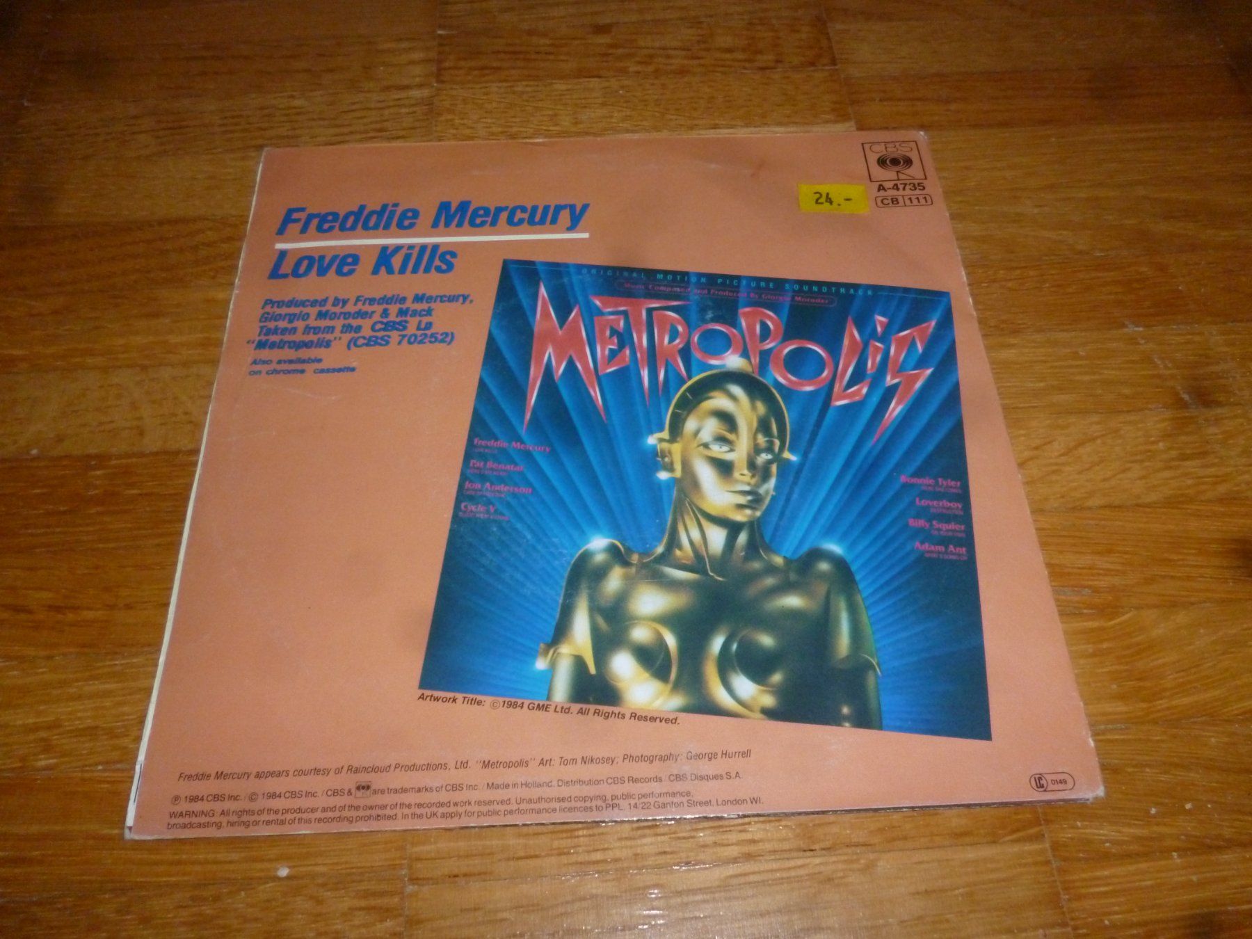Dischi in vinile: Freddie Mercury Love Kills – Nuovo (secondo la descrizione) da Langenthal venduto da Tbraunbaer 1