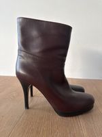 Balenciaga Bordeaux Leather Ankle Boots!