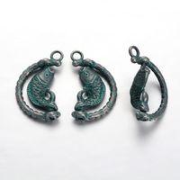 Anhänger Fisch drehbar mit Patina