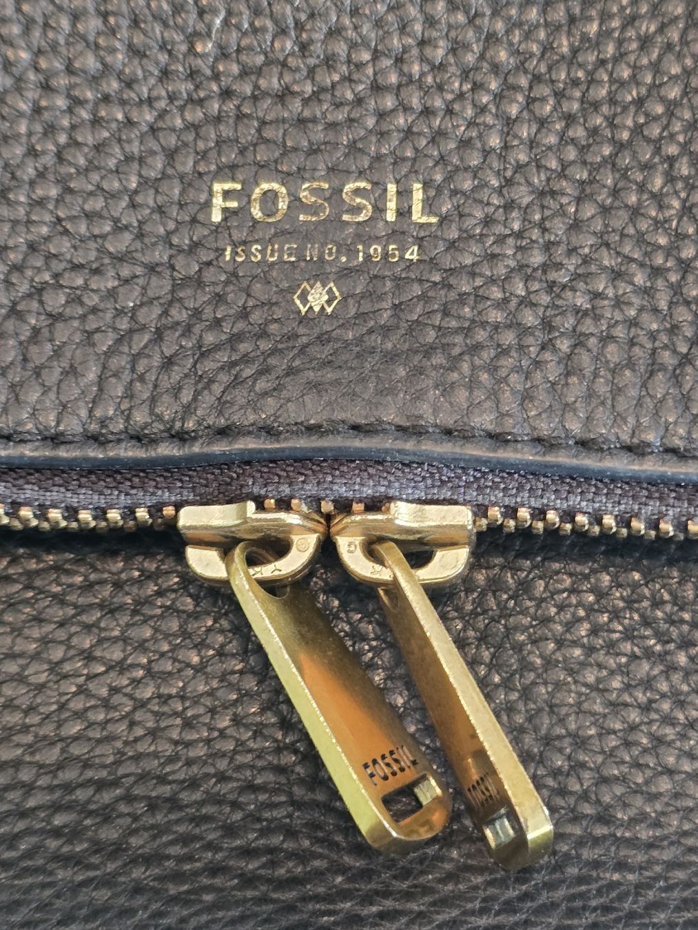 Fossil Borse da donna: FOSSIL Umhängetasche Leder, schwarz – Usato da St. Gallen venduto da charly92 1