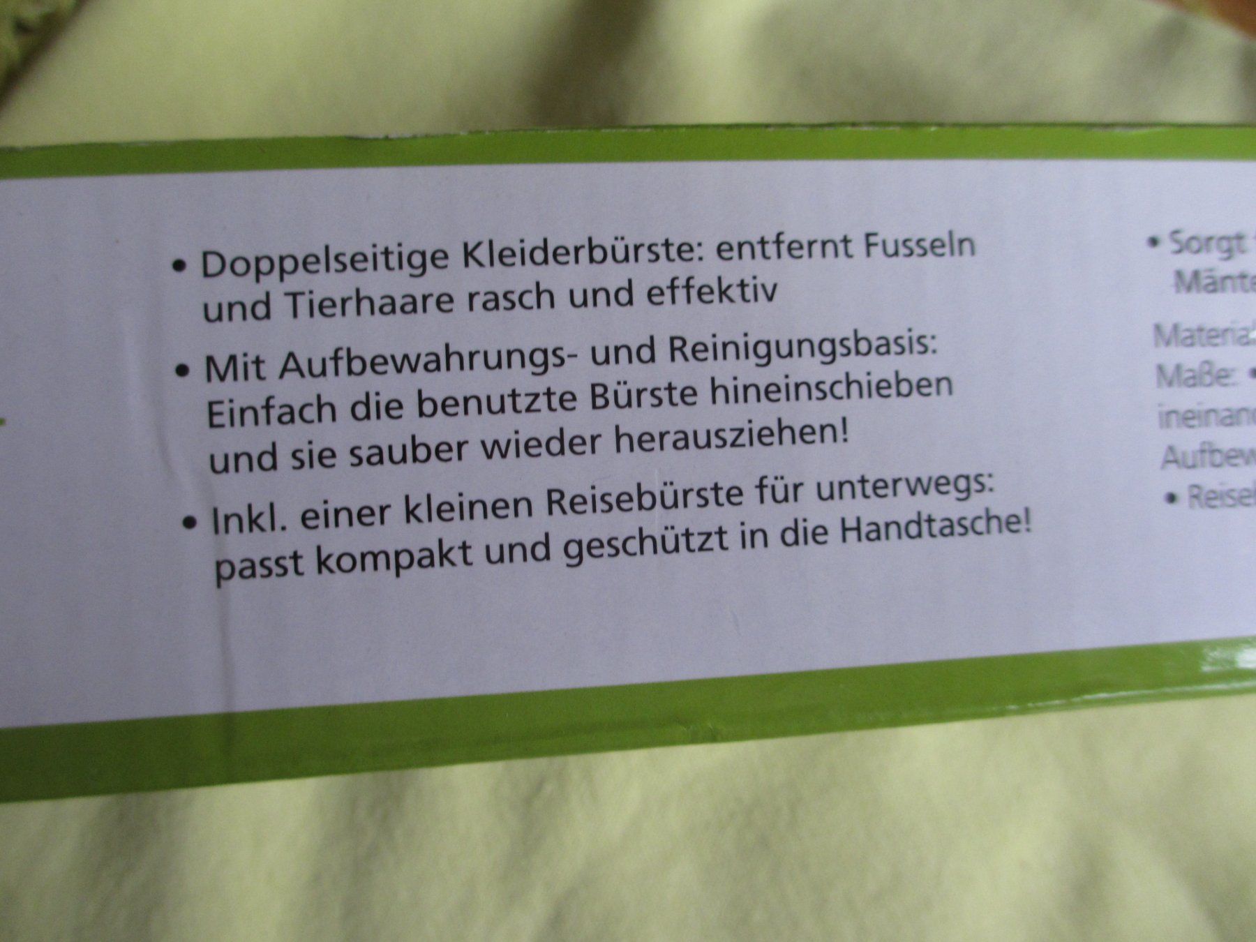 Altro per la casa: Fusselbürste Tierhaarbürste, neu – Nuovo (secondo la descrizione) da Herisau venduto da fan_h9qj 3