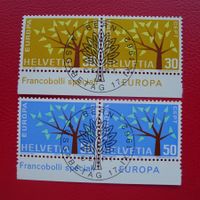 1962, Nr.389-390, PAARE Ersttags-Vollstempel, Kat: 60.-+