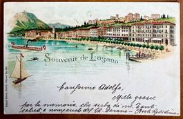 Lugano - Litho Souvenir de Lugano 1899