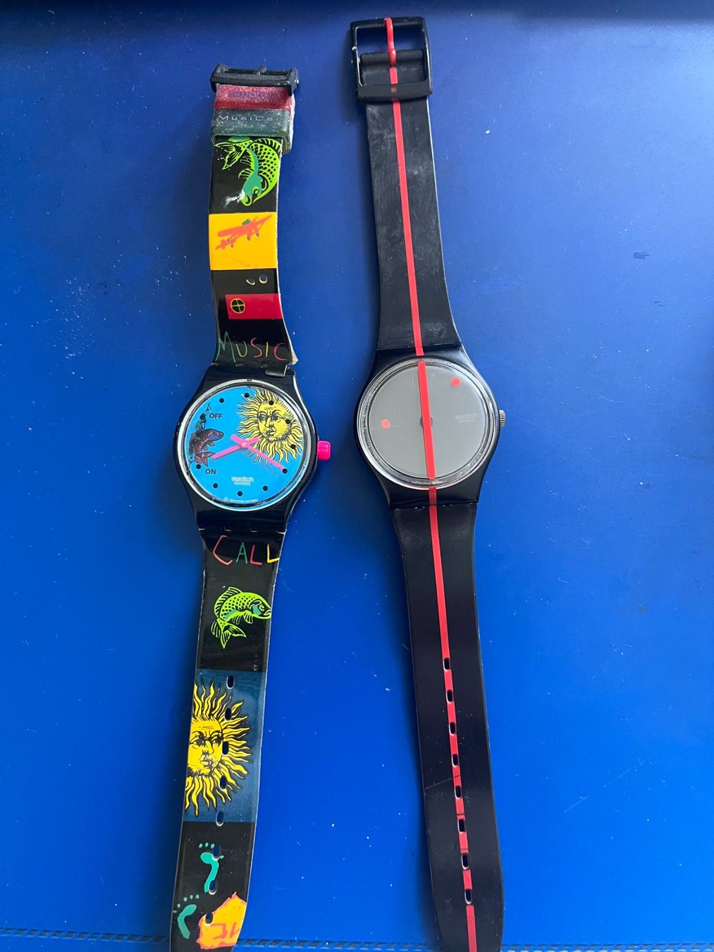 Swatch Orologi: 2 Stk.Original Swatch Uhren, getragen – Usato da Dintikon venduto da Redgar58