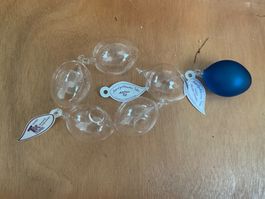Glaseier mundgeblasen Ostern Deko VERSAND 10.-
