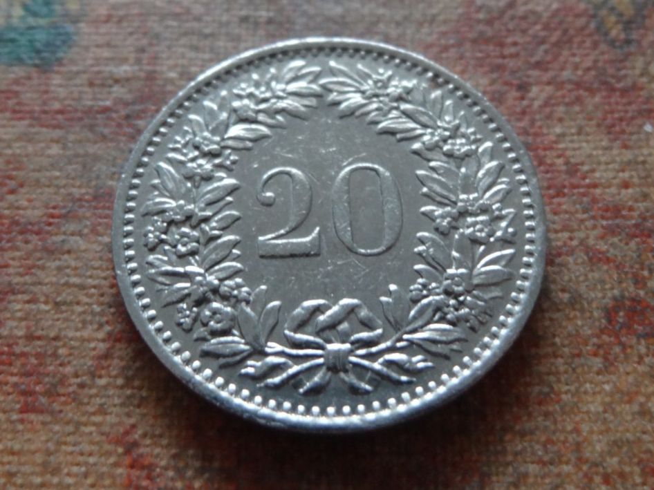 Tutti le monete: 20 Rp. 1979 – Usato da Romanel-sur-Lausanne venduto da Swift13 1