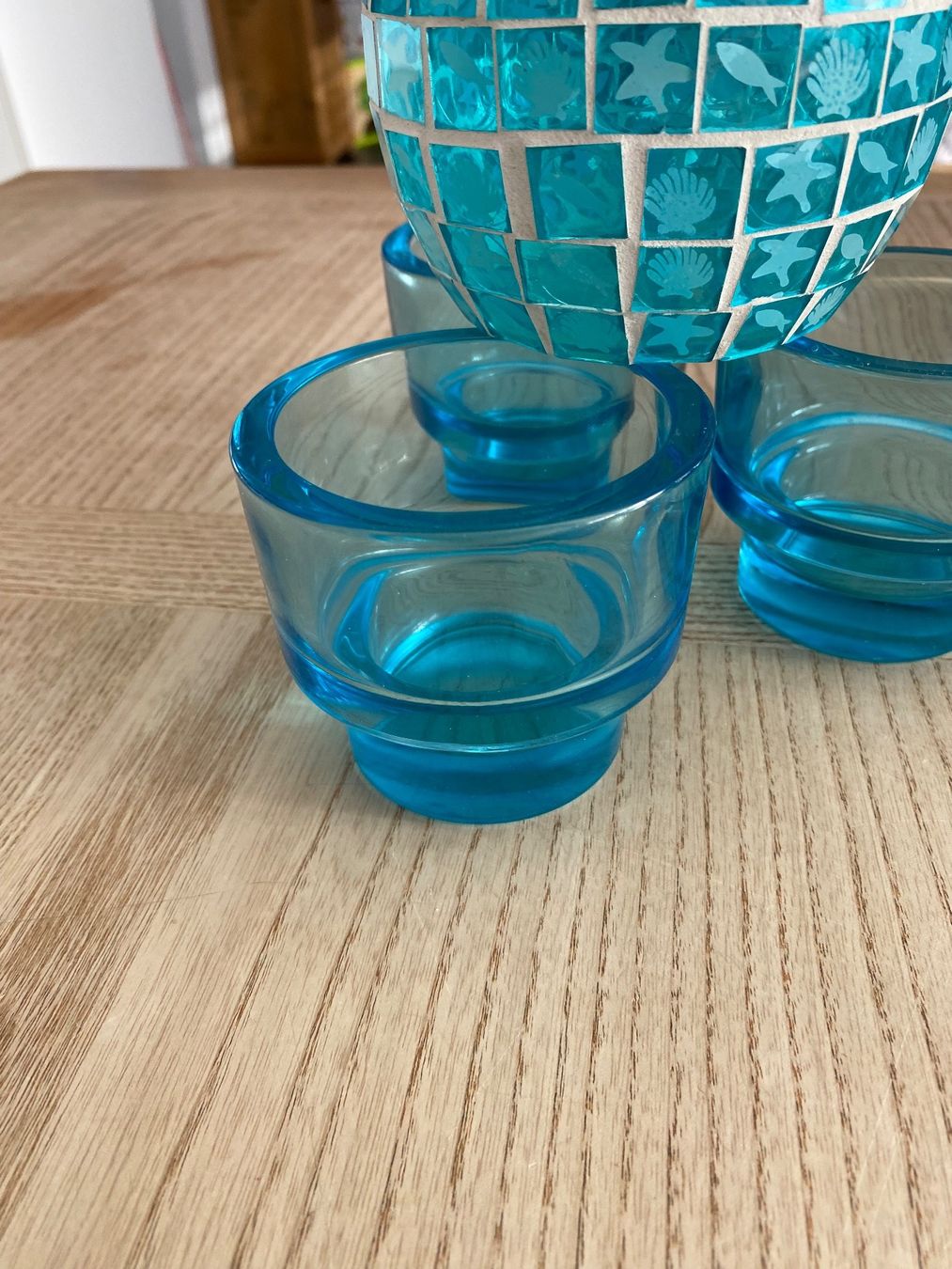 Tutte le decorazioni: 4 Teelichthalter türkis 🌟 – Usato da Teufen AR venduto da Memilu 2