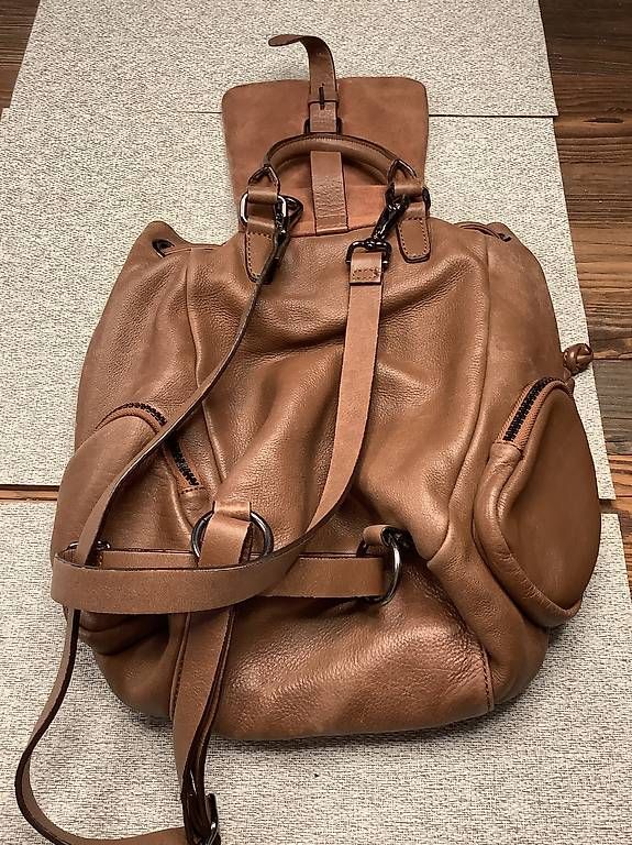 Rucksäcke: sehr schöner Lederrucksack aus echtem Leder – Gebraucht aus Bremgarten AG von Rhoru 1