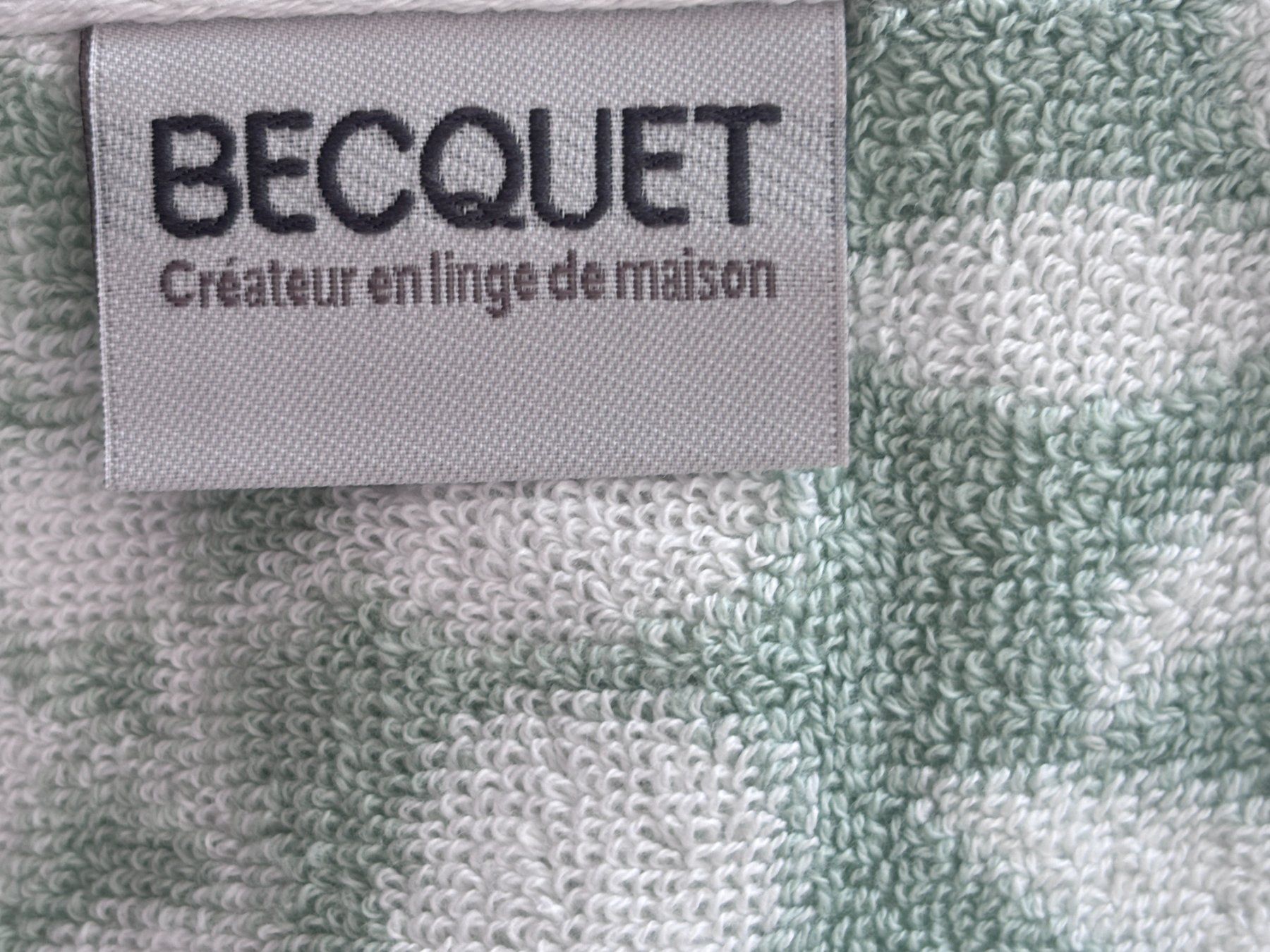 Badetücher: BECQUET 2 Stk.Schönes Handtuch, 100 % COTON – Neu (gemäss Beschreibung) aus Wallisellen von ASZT 6