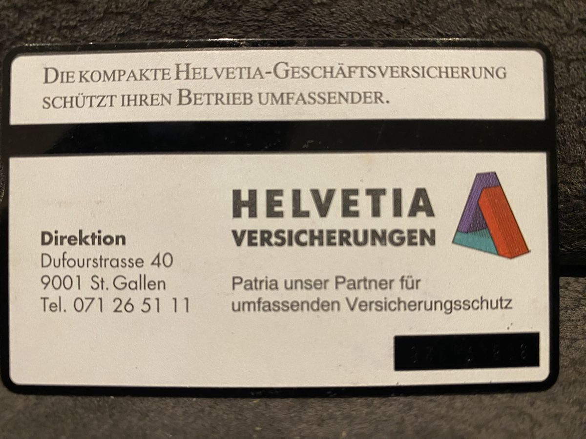 Schede telefoniche: P-taxcard – Difettoso da Lausanne venduto da babacard10 1
