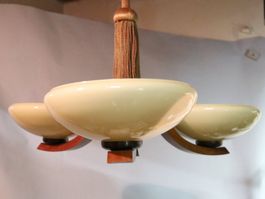 Art Deco Deckenlampe 3 Flammig Lampe