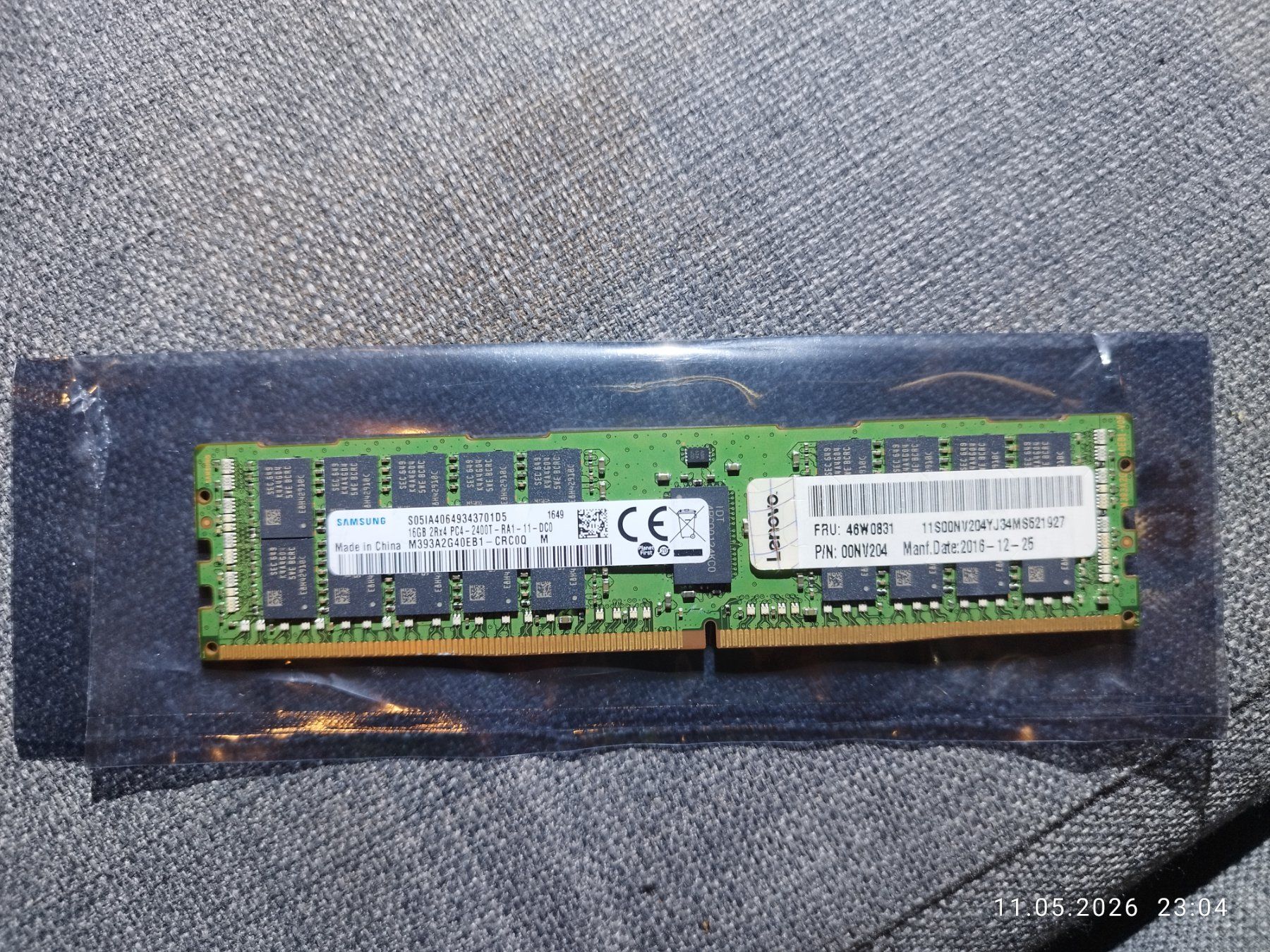 Samsung Memoria / RAM: 16 GB DDR4 ECC RDIMM Server-RAM – Usato da Zürich venduto da larfus