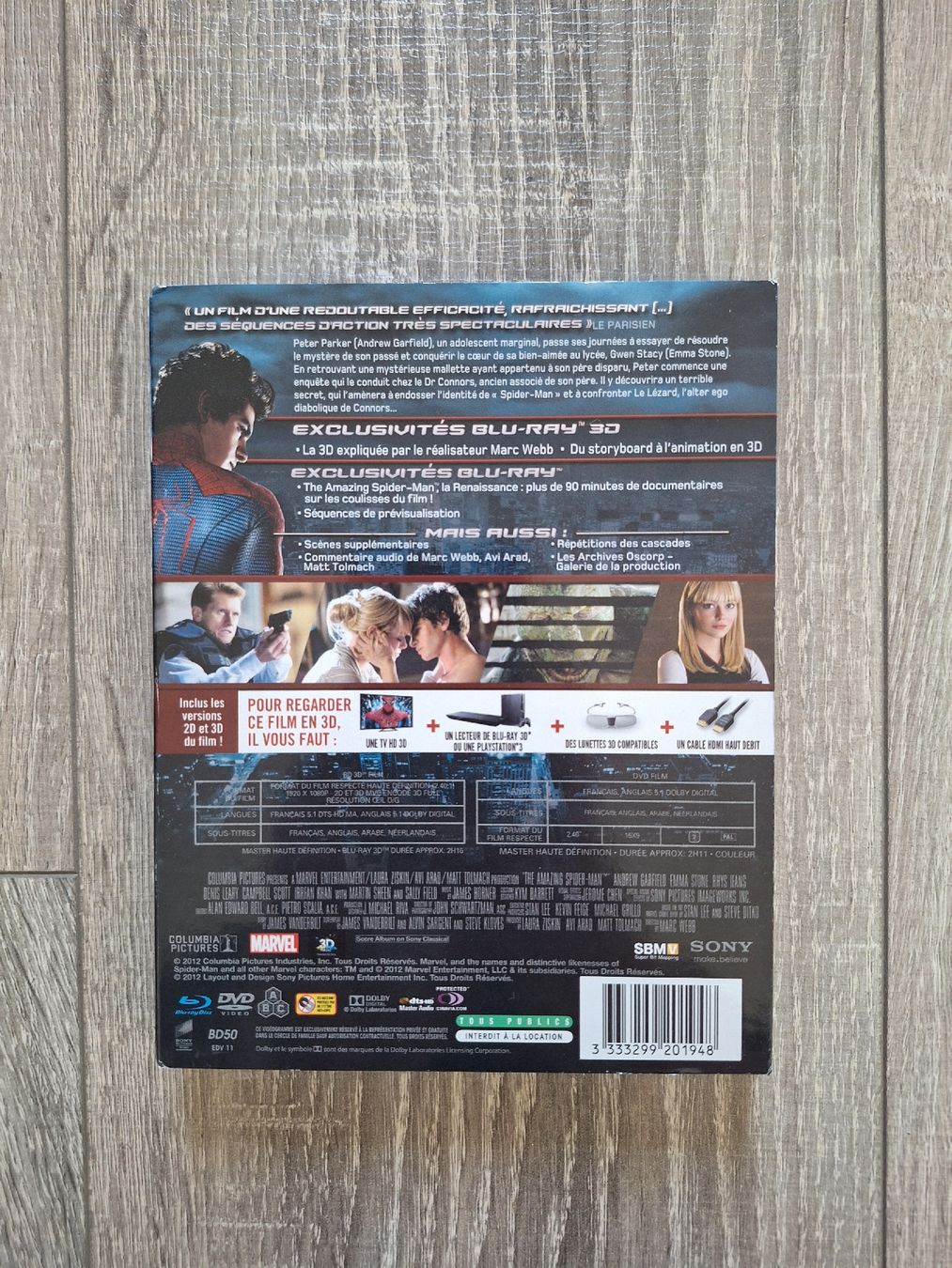 Tutti i DVDs: The Amazing Spider-man - Bluray Édition Ultimate – Usato da Porrentruy venduto da Ikoss 1