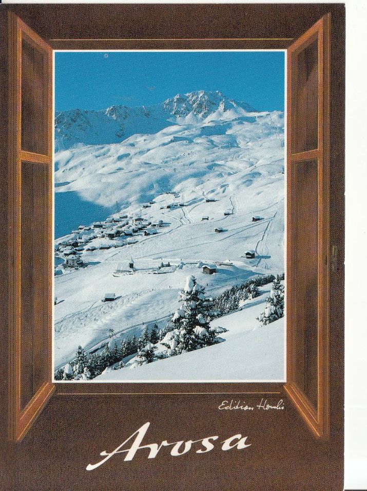 Cartoline postali: Arosa 1989 – Usato da Bürglen TG venduto da StampGraf