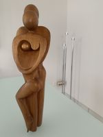 Holzskulptur Liebespaar, Handarbeit, Top Zustand! (52)